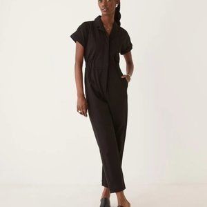 Frank and Oak - The Flex Commuter Jumpsuit in Black - Size Small  NWT